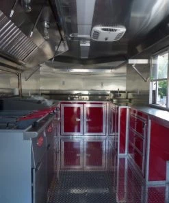 8.5' x 16' Concession Trailer Red Food With Appliances -Cheap Concession Trailers Shop p1160360 1