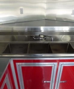 8.5' x 16' Concession Trailer Red Catering Event -Cheap Concession Trailers Shop p1160370