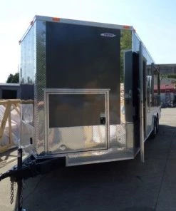 8.5' x 20' Concession Food Trailer Black Catering Event 65 8.5' x 20' Concession Food Trailer Black Catering Event -Cheap Concession Trailers Shop p1160384