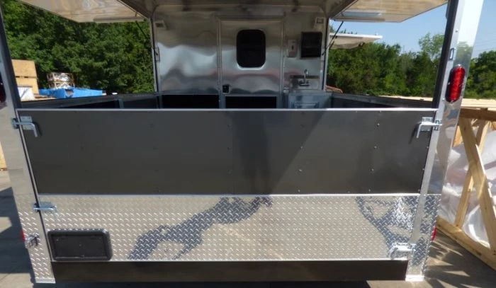 8.5' x 20' Concession Food Trailer Black Catering Event 7 8.5' x 20' Concession Food Trailer Black Catering Event - Image 7