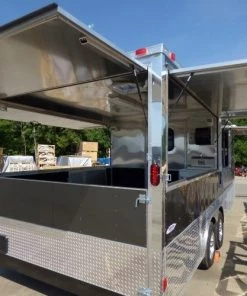 8.5' x 20' Concession Food Trailer Black Catering Event 60 8.5' x 20' Concession Food Trailer Black Catering Event -Cheap Concession Trailers Shop p1160391