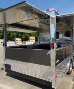 8.5' x 20' Concession Food Trailer Black Catering Event 69 8.5' x 20' Concession Food Trailer Black Catering Event -Cheap Concession Trailers Shop p1160392