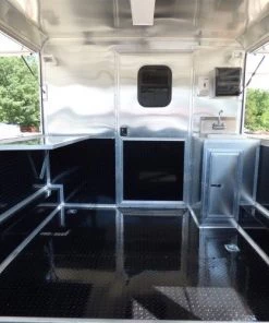 8.5' x 20' Concession Food Trailer Black Catering Event 66 8.5' x 20' Concession Food Trailer Black Catering Event -Cheap Concession Trailers Shop p1160394