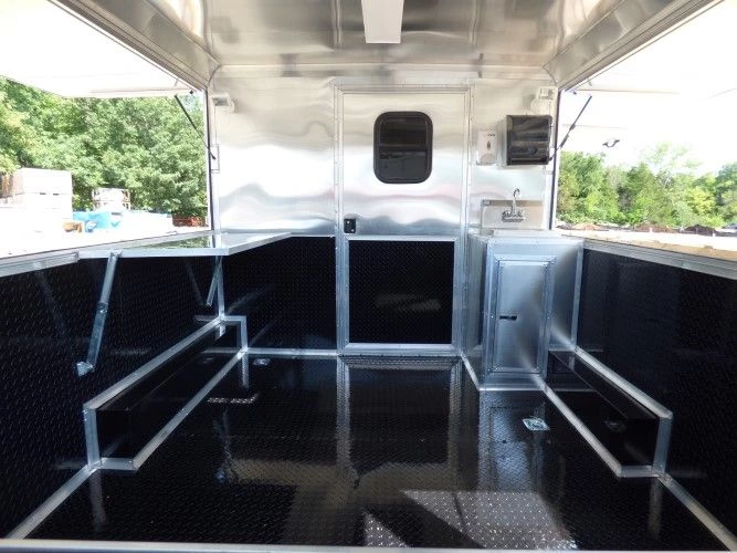 8.5' x 20' Concession Food Trailer Black Catering Event 30 8.5' x 20' Concession Food Trailer Black Catering Event - Image 30