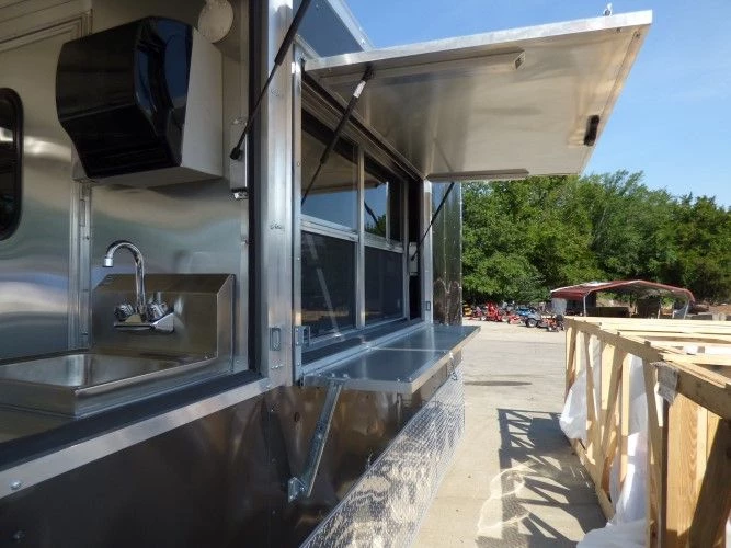 8.5' x 20' Concession Food Trailer Black Catering Event 13 8.5' x 20' Concession Food Trailer Black Catering Event - Image 13