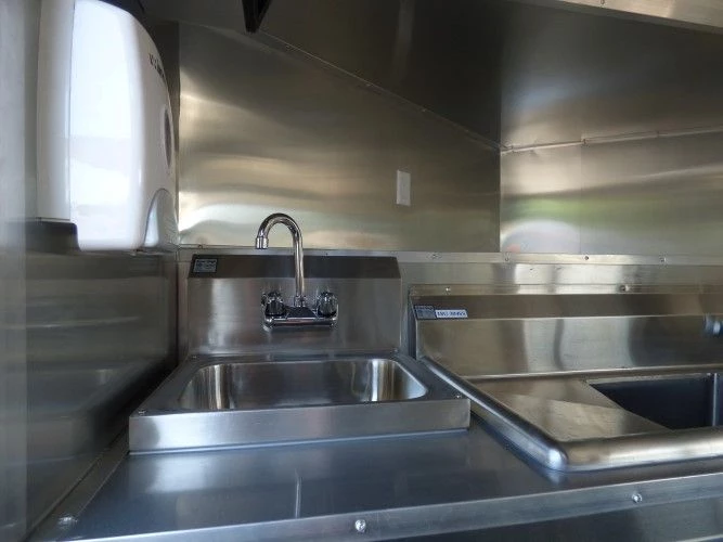 8.5' x 20' Concession Food Trailer Black Catering Event 26 8.5' x 20' Concession Food Trailer Black Catering Event - Image 26