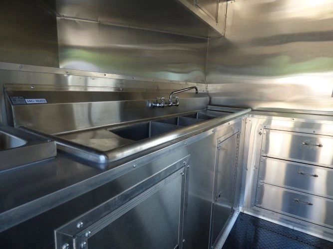 8.5' x 20' Concession Food Trailer Black Catering Event 36 8.5' x 20' Concession Food Trailer Black Catering Event - Image 36