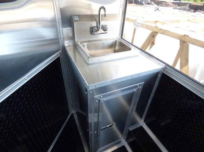 8.5' x 20' Concession Food Trailer Black Catering Event 17 8.5' x 20' Concession Food Trailer Black Catering Event - Image 17