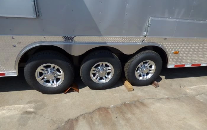 8.5' x 49' Silver Frost Concession Food Gooseneck Trailer 52 8.5' x 49' Silver Frost Concession Food Gooseneck Trailer - Image 52