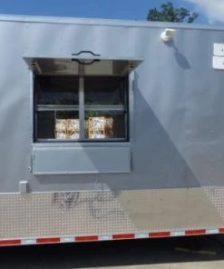 8.5' x 49' Silver Frost Concession Food Gooseneck Trailer 123 8.5' x 49' Silver Frost Concession Food Gooseneck Trailer -Cheap Concession Trailers Shop p1160684