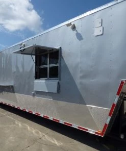 8.5' x 49' Silver Frost Concession Food Gooseneck Trailer 68 8.5' x 49' Silver Frost Concession Food Gooseneck Trailer -Cheap Concession Trailers Shop p1160685