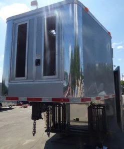 8.5' x 49' Silver Frost Concession Food Gooseneck Trailer 76 8.5' x 49' Silver Frost Concession Food Gooseneck Trailer -Cheap Concession Trailers Shop p1160688