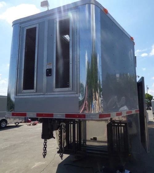 8.5' x 49' Silver Frost Concession Food Gooseneck Trailer 14 8.5' x 49' Silver Frost Concession Food Gooseneck Trailer - Image 14