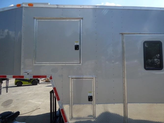 8.5' x 49' Silver Frost Concession Food Gooseneck Trailer 28 8.5' x 49' Silver Frost Concession Food Gooseneck Trailer - Image 28