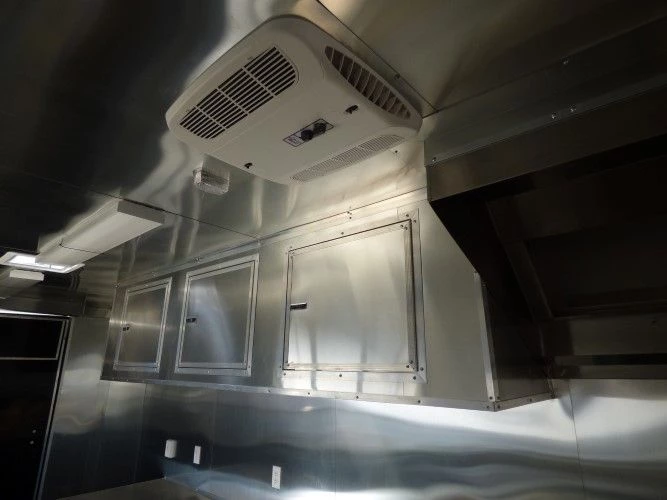 8.5' x 49' Silver Frost Concession Food Gooseneck Trailer 48 8.5' x 49' Silver Frost Concession Food Gooseneck Trailer - Image 48