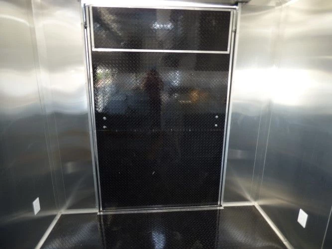 8.5' x 49' Silver Frost Concession Food Gooseneck Trailer 4 8.5' x 49' Silver Frost Concession Food Gooseneck Trailer - Image 4