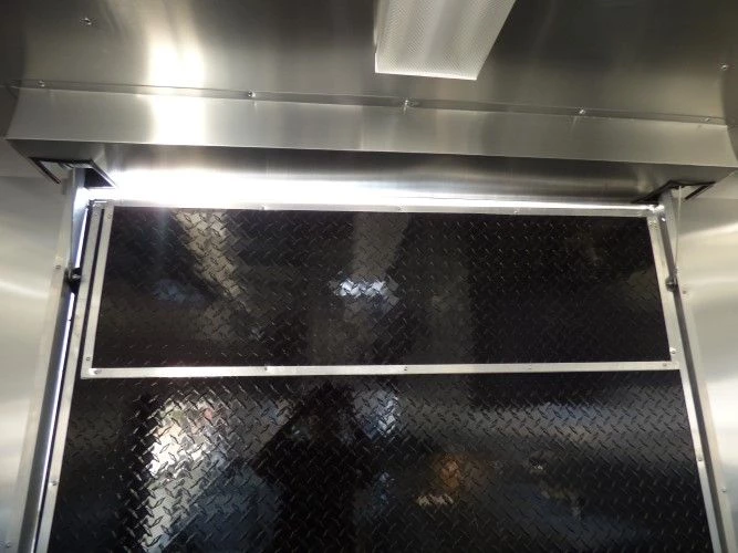 8.5' x 49' Silver Frost Concession Food Gooseneck Trailer 9 8.5' x 49' Silver Frost Concession Food Gooseneck Trailer - Image 9