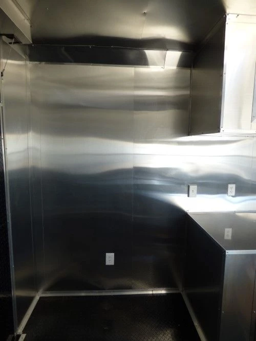 8.5' x 49' Silver Frost Concession Food Gooseneck Trailer 20 8.5' x 49' Silver Frost Concession Food Gooseneck Trailer - Image 20