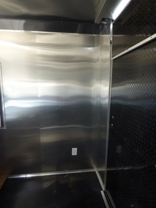 8.5' x 49' Silver Frost Concession Food Gooseneck Trailer 11 8.5' x 49' Silver Frost Concession Food Gooseneck Trailer - Image 11