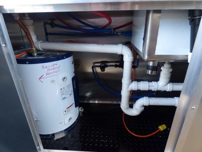 8.5' x 49' Silver Frost Concession Food Gooseneck Trailer 16 8.5' x 49' Silver Frost Concession Food Gooseneck Trailer - Image 16