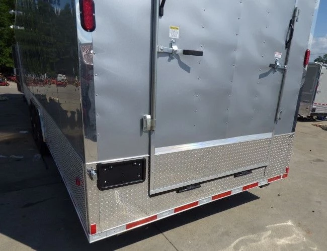 8.5' x 49' Silver Frost Concession Food Gooseneck Trailer 3 8.5' x 49' Silver Frost Concession Food Gooseneck Trailer - Image 3