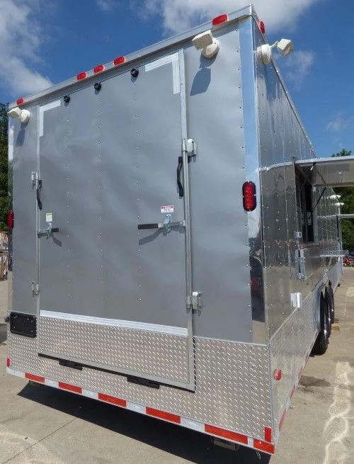 8.5' x 49' Silver Frost Concession Food Gooseneck Trailer 40 8.5' x 49' Silver Frost Concession Food Gooseneck Trailer - Image 40