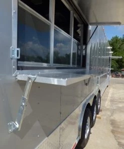 8.5' x 49' Silver Frost Concession Food Gooseneck Trailer 77 8.5' x 49' Silver Frost Concession Food Gooseneck Trailer -Cheap Concession Trailers Shop p1160714