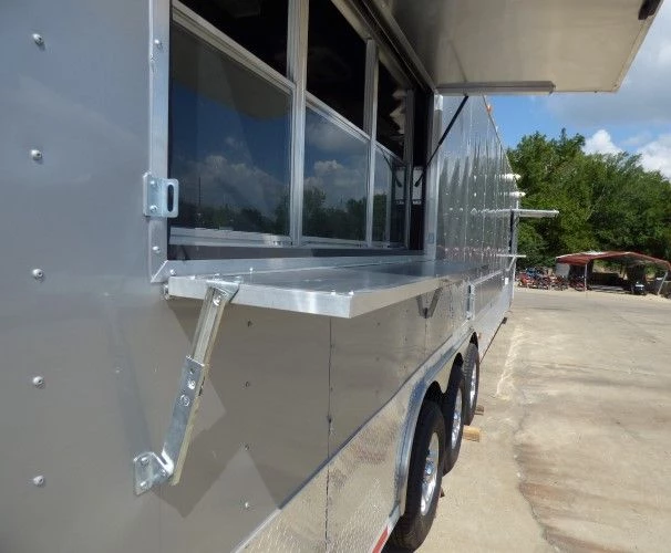 8.5' x 49' Silver Frost Concession Food Gooseneck Trailer 15 8.5' x 49' Silver Frost Concession Food Gooseneck Trailer - Image 15