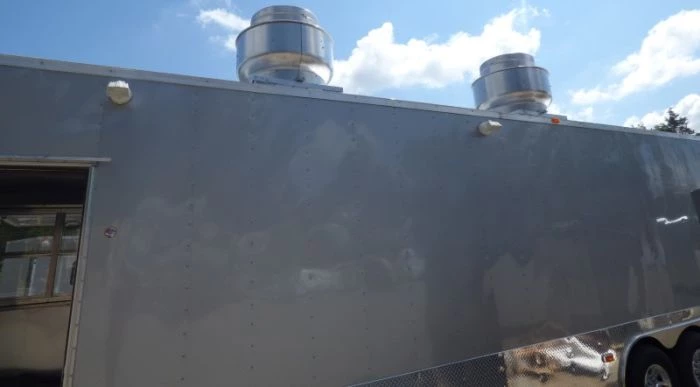 8.5' x 49' Silver Frost Concession Food Gooseneck Trailer 34 8.5' x 49' Silver Frost Concession Food Gooseneck Trailer - Image 34