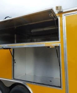Concession Trailer 8.5' X 20' Yellow - BBQ Event Catering -Cheap Concession Trailers Shop p1160969 small