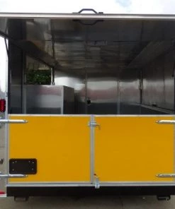 Concession Trailer 8.5' X 20' Yellow - BBQ Event Catering -Cheap Concession Trailers Shop p1160972 small