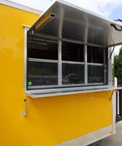 Concession Trailer 8.5' X 20' Yellow - BBQ Event Catering -Cheap Concession Trailers Shop p1170004 small