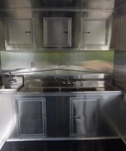 Concession Trailer 8.5' X 26' Dove Gray - Food Event Catering -Cheap Concession Trailers Shop p1170056 small