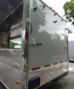 Concession Trailer 8.5' X 26' Dove Gray - Food Event Catering -Cheap Concession Trailers Shop p1170074 small