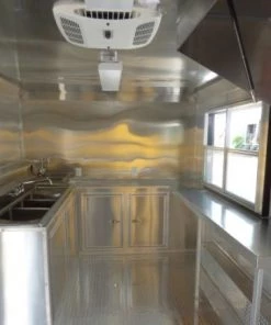 Concession Trailer 8.5' X 16' Indigo Blue - Food Event Catering -Cheap Concession Trailers Shop p1170091 small