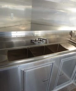 8.5' x 22' Concession Food Trailer White Catering Event -Cheap Concession Trailers Shop p1170126