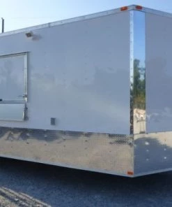 8.5' x 22' Concession Food Trailer White Catering Event -Cheap Concession Trailers Shop p1170129
