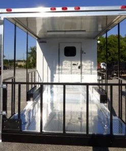 8.5' x 22' Concession Food Trailer White Catering Event -Cheap Concession Trailers Shop p1170140