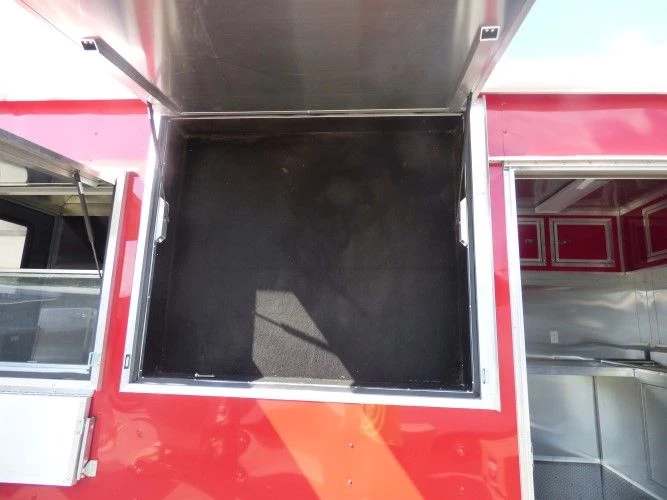 8.5' x 30' Concession Trailer Red Catering Event 15 8.5' x 30' Concession Trailer Red Catering Event - Image 15