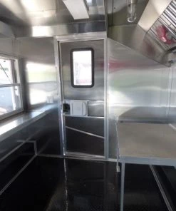 8.5' x 30' Concession Food Trailer Red With Appliances -Cheap Concession Trailers Shop p1170249 1