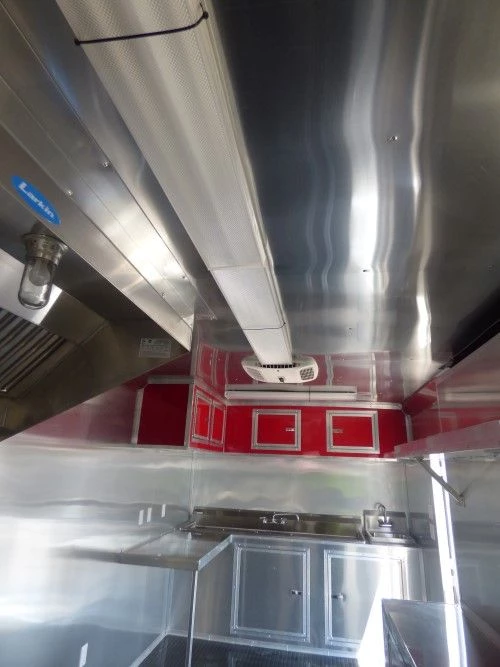 8.5' x 30' Concession Trailer Red Catering Event 31 8.5' x 30' Concession Trailer Red Catering Event - Image 31