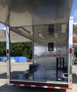 8.5' x 30' Concession Food Trailer Red With Appliances -Cheap Concession Trailers Shop p1170261 1