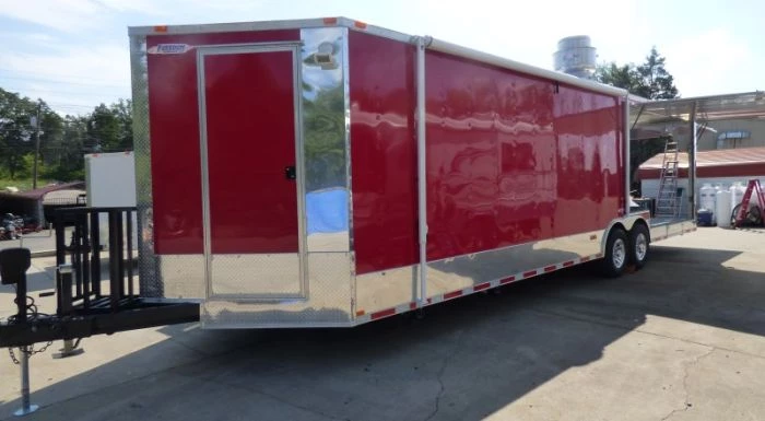 8.5' x 30' Concession Trailer Red Catering Event 10 8.5' x 30' Concession Trailer Red Catering Event - Image 10