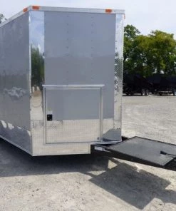 8.5' x 16' Concession Trailer Silver Frost Catering Event -Cheap Concession Trailers Shop p1170316