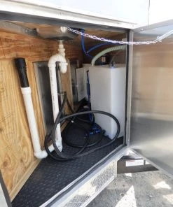 8.5' x 16' Concession Trailer Silver Frost Catering Event -Cheap Concession Trailers Shop p1170318