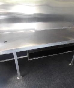 8.5' x 16' Concession Trailer Silver Frost Catering Event -Cheap Concession Trailers Shop p1170323