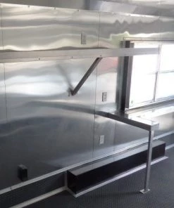 8.5' x 16' Concession Trailer Silver Frost Catering Event -Cheap Concession Trailers Shop p1170330