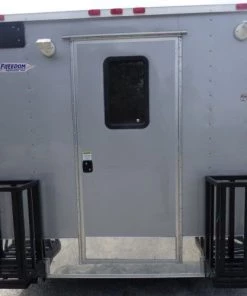 8.5' x 16' Concession Trailer Silver Frost Catering Event -Cheap Concession Trailers Shop p1170336