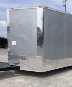 8.5' x 16' Concession Trailer Silver Frost Catering Event -Cheap Concession Trailers Shop p1170339