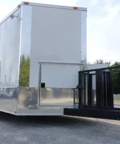 8.5' x 26' Concession Food Trailer White With Appliances 67 8.5' x 26' Concession Food Trailer White With Appliances -Cheap Concession Trailers Shop p1170341 1